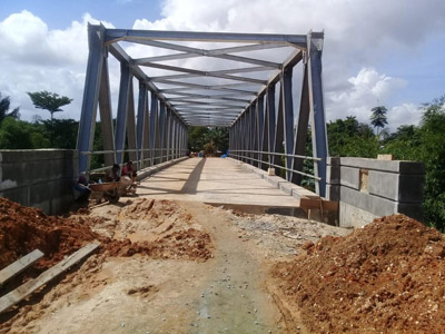  Pemkab Inhu Bangun Tiga Jembatan Skala Prioritas di Tahun 2019